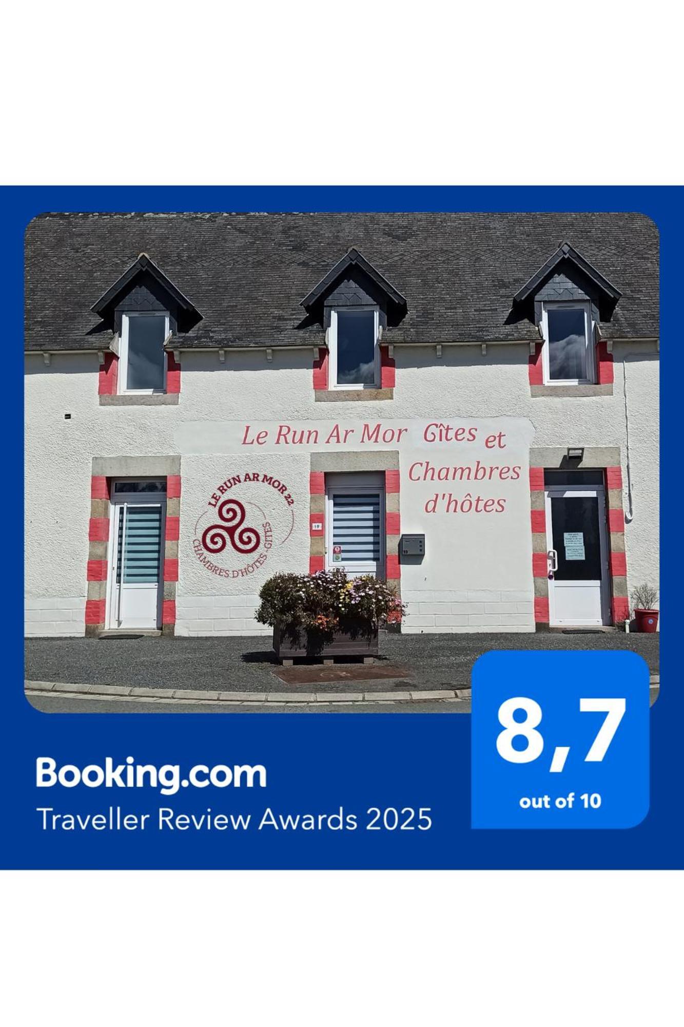 Le Run Ar Mor 22 Bed & Breakfast Tredrez-Locquemeau Exterior photo